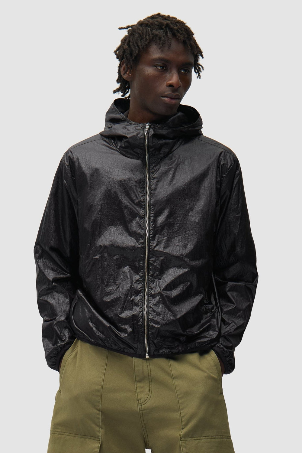 ARTE - Veste en Nylon Brillant Noir - Lothaire