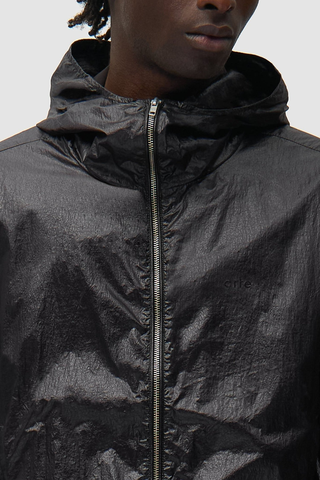 ARTE - Veste en Nylon Brillant Noir - Lothaire