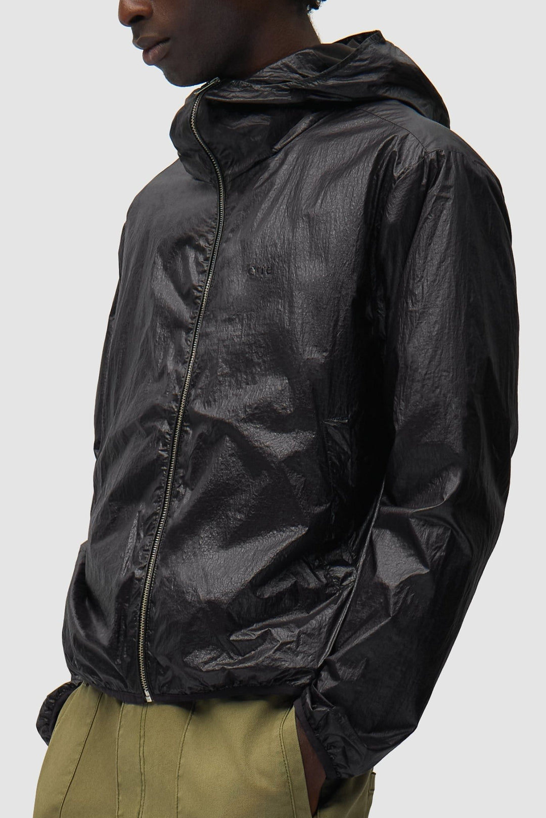 ARTE - Veste en Nylon Brillant Noir - Lothaire
