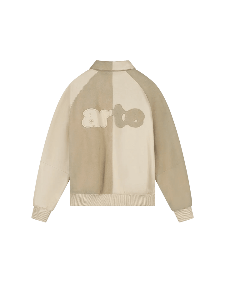 ARTE - Veste Multi - Matières en Cuir Crème - Lothaire