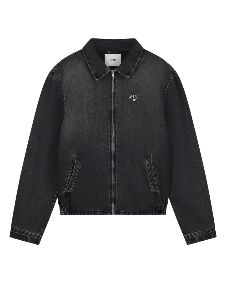 ARTE - Veste Washed Denim Classic Noir - Lothaire