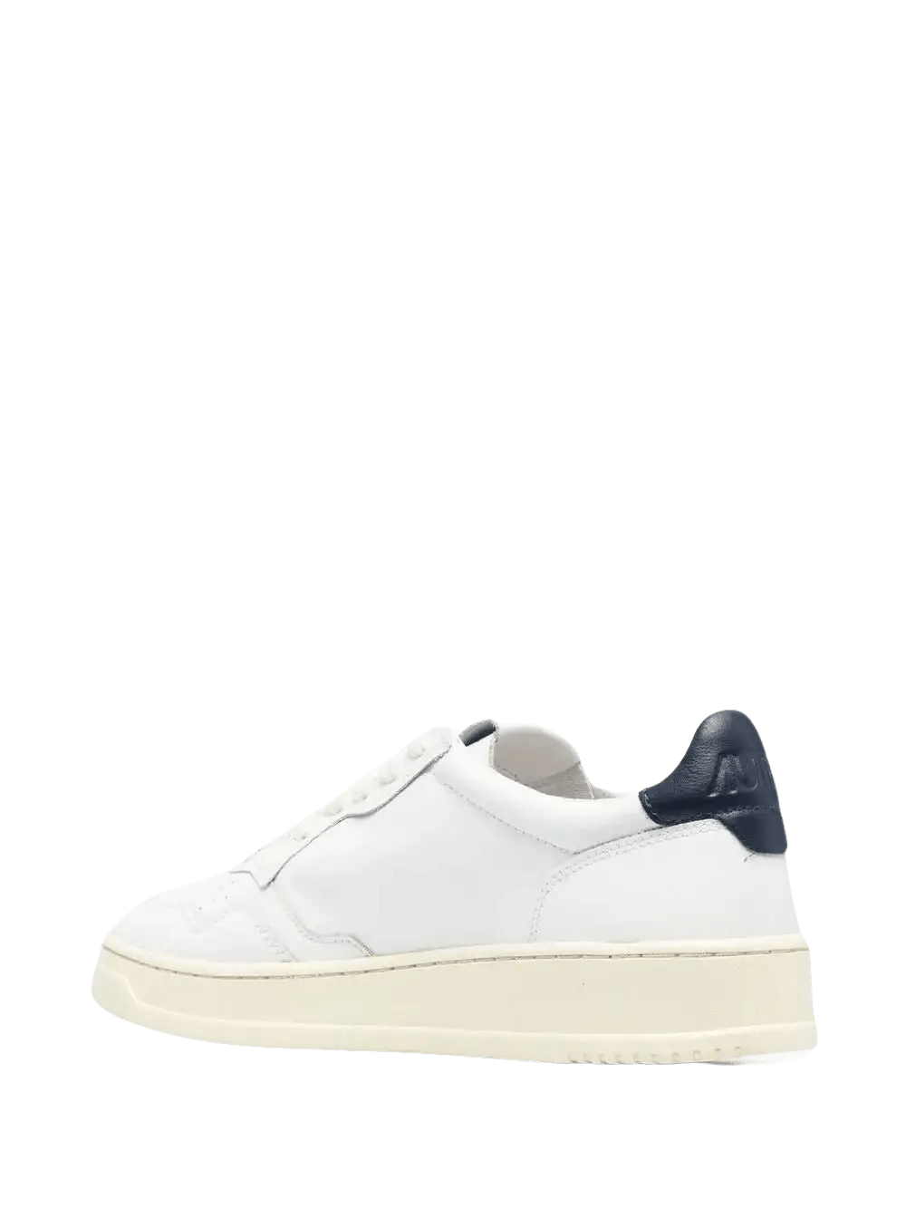 AUTRY - Baskets en Cuir Blanche et Bleu - Lothaire