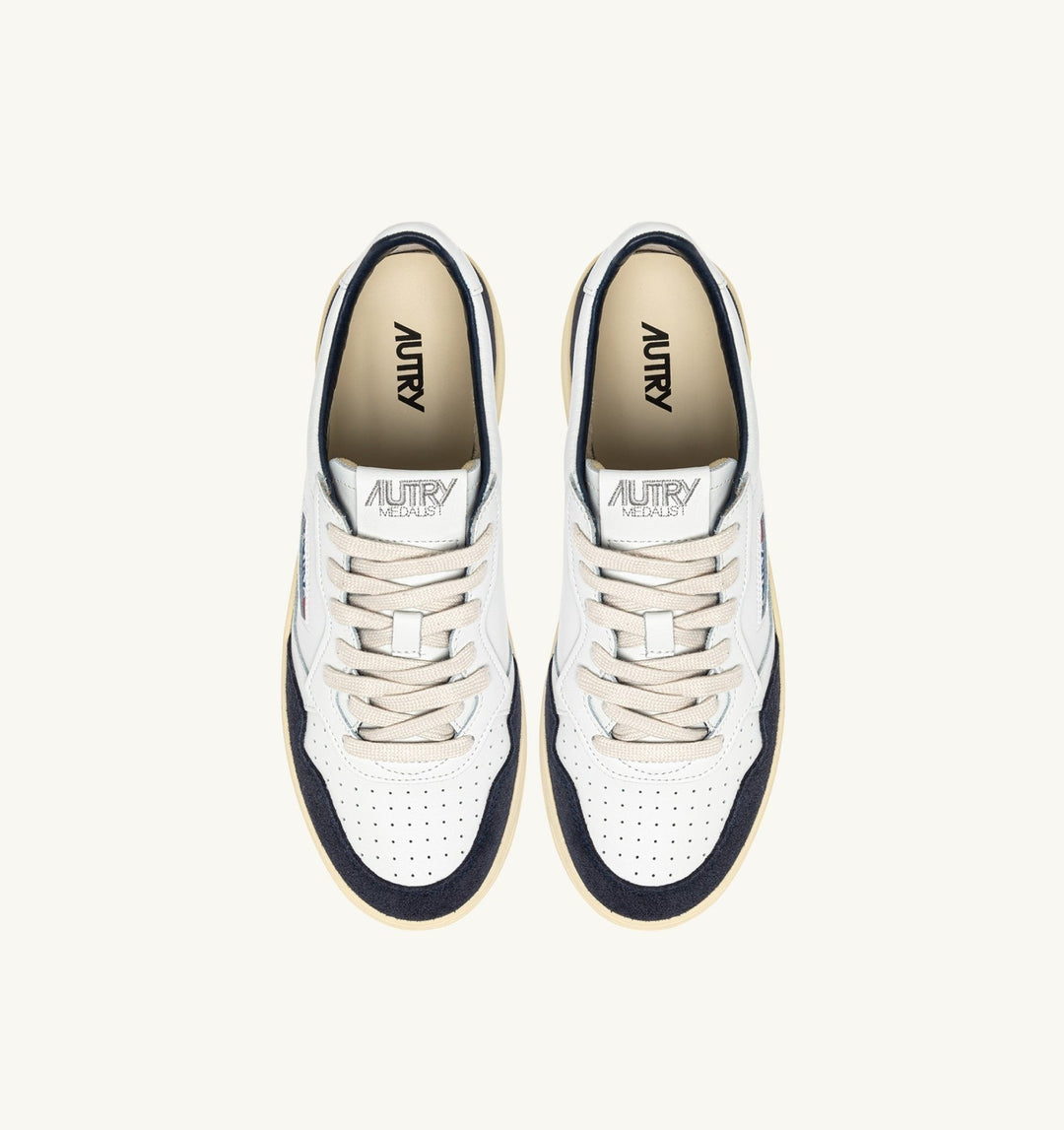 AUTRY - Baskets medalist - aulmft 07 wht/ocean - Lothaire