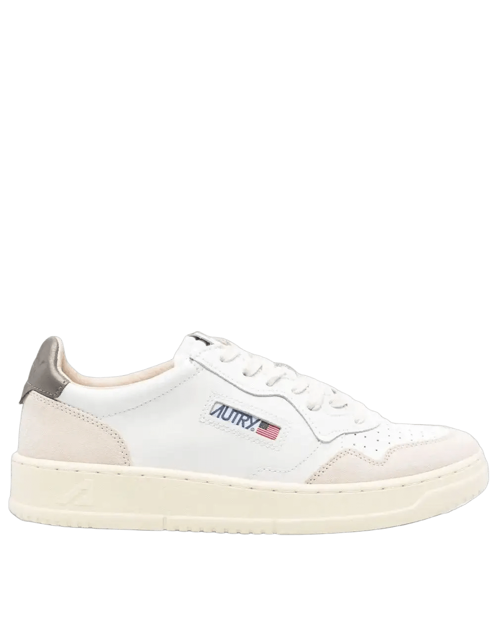 AUTRY - Baskets Medalist en cuir Blanc - Lothaire