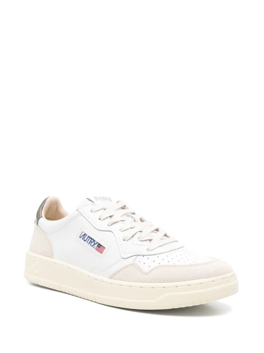 AUTRY - Baskets Medalist en cuir Blanc - Lothaire
