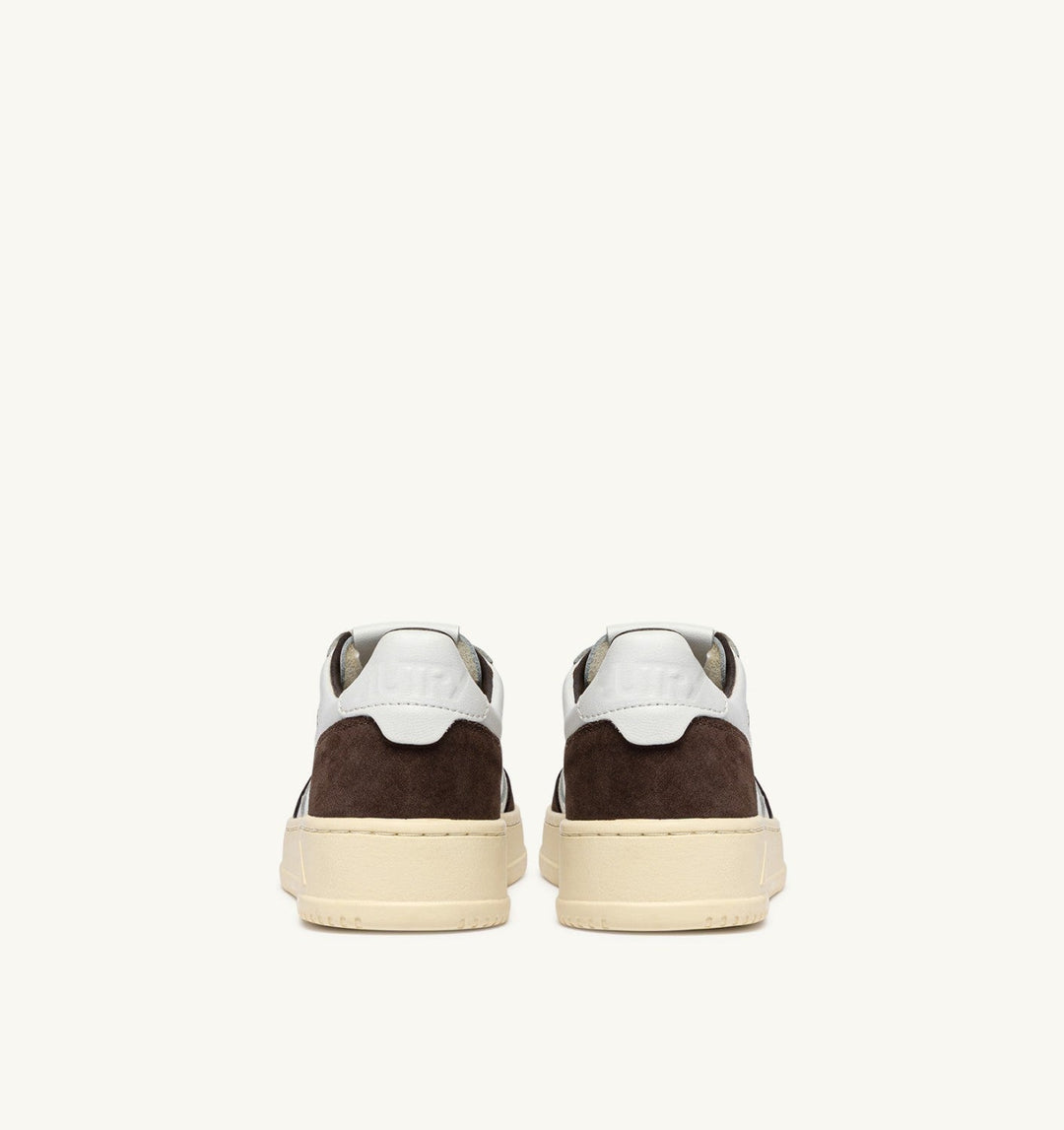 AUTRY - Baskets Medalist Low en cuir Blanc / Acajou - Lothaire