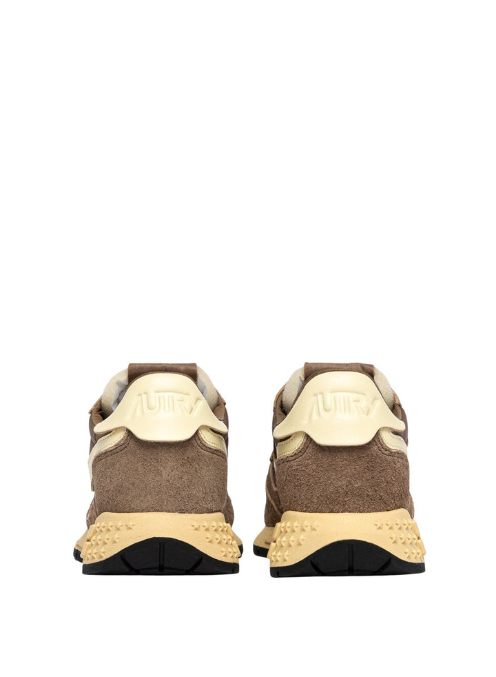 AUTRY - Baskets Reelwind Low en Nylon et Daim Marron - Lothaire