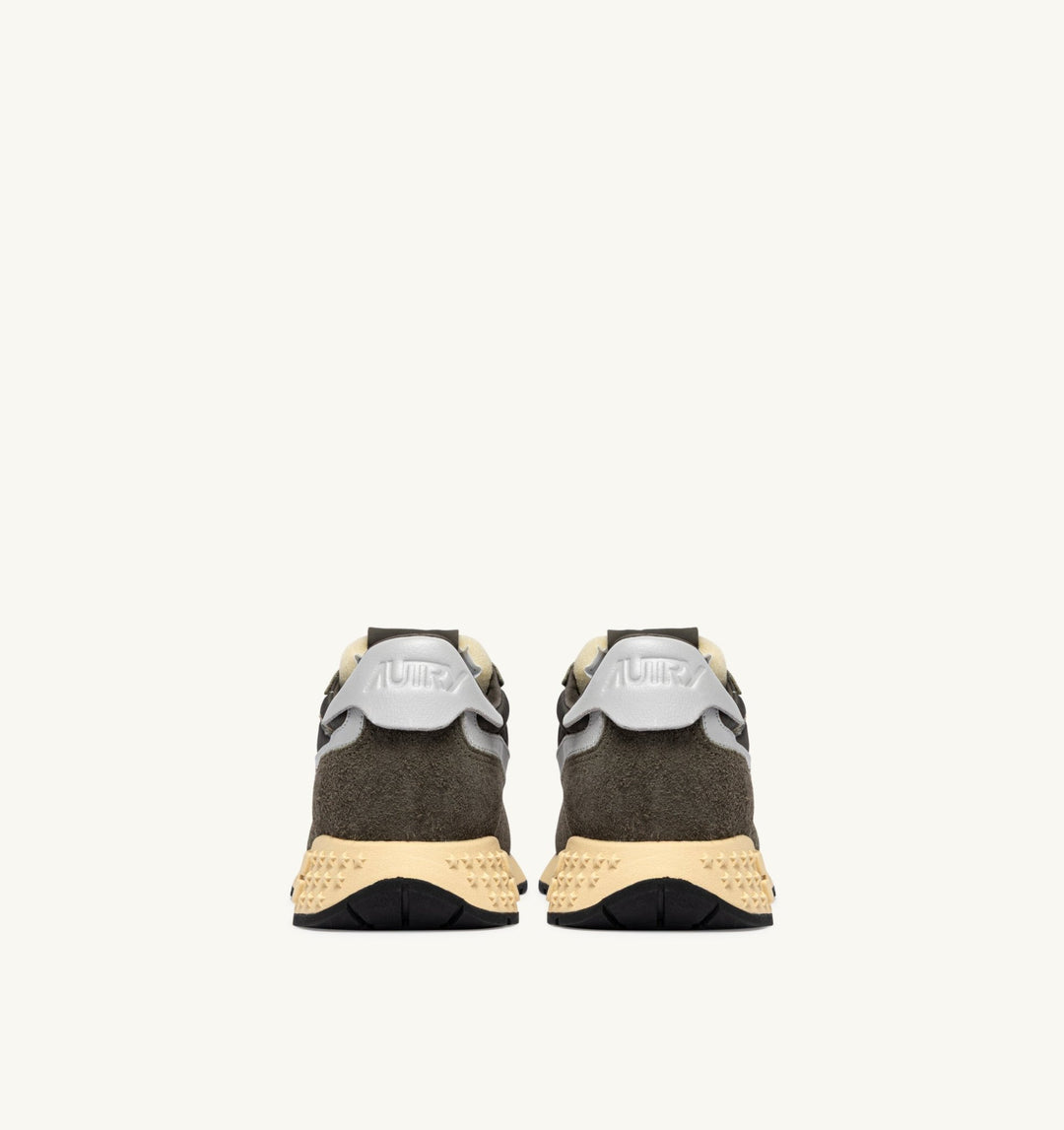 AUTRY - Baskets reelwind low en nylon et daim olive et harb mist - Lothaire
