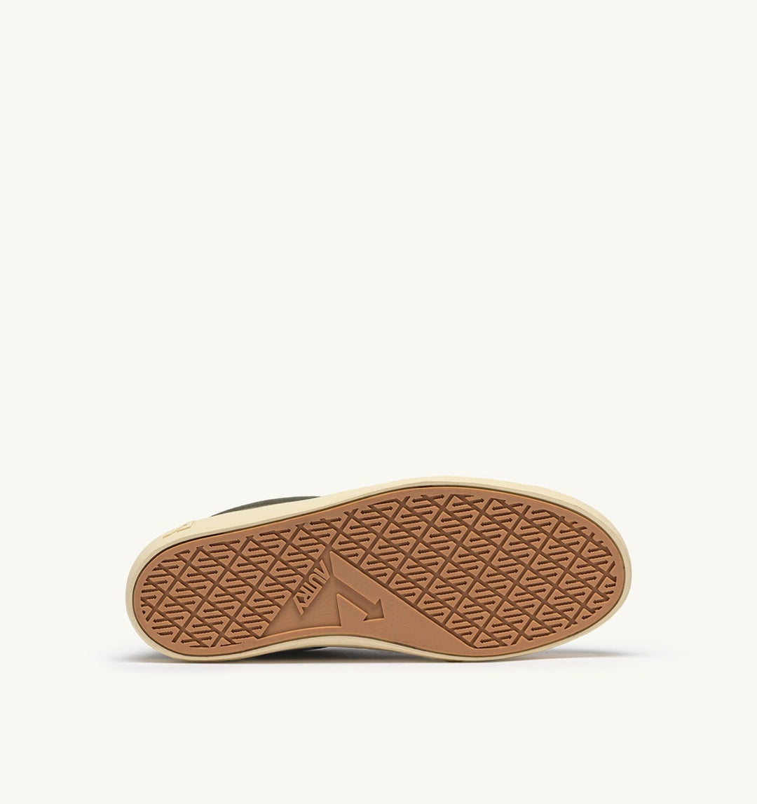 AUTRY - Baskets Windscape Low Daim Vert fumé / Marshmallow - Lothaire