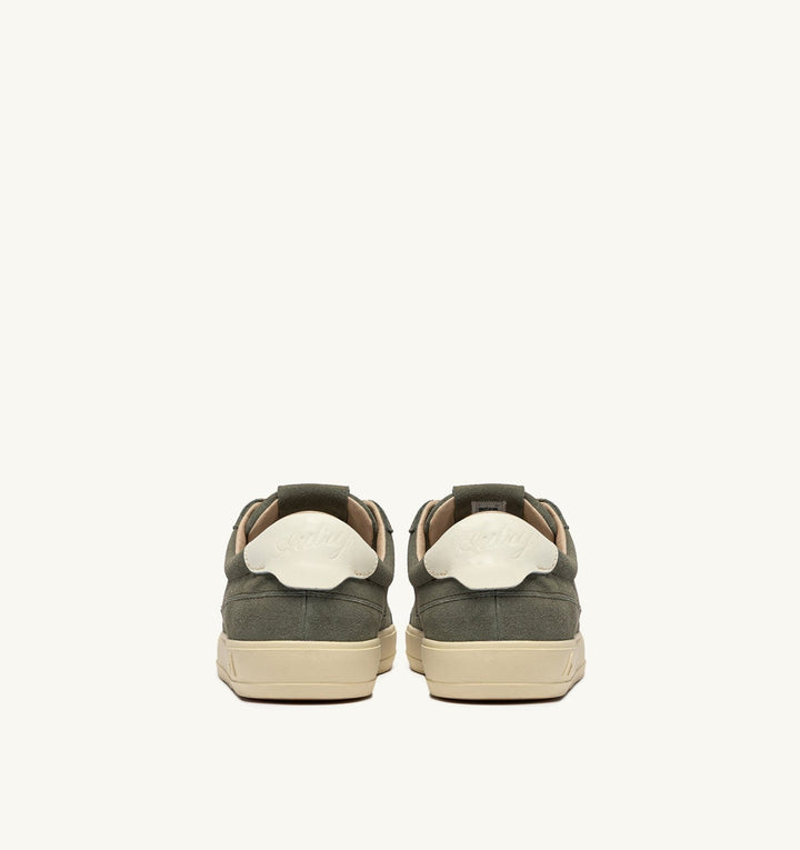 AUTRY - Baskets Windscape Low Daim Vert fumé / Marshmallow - Lothaire