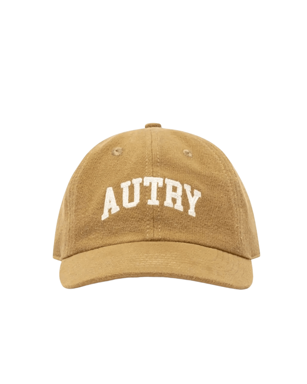 AUTRY - Casquette College Logo en coton Beige - Lothaire