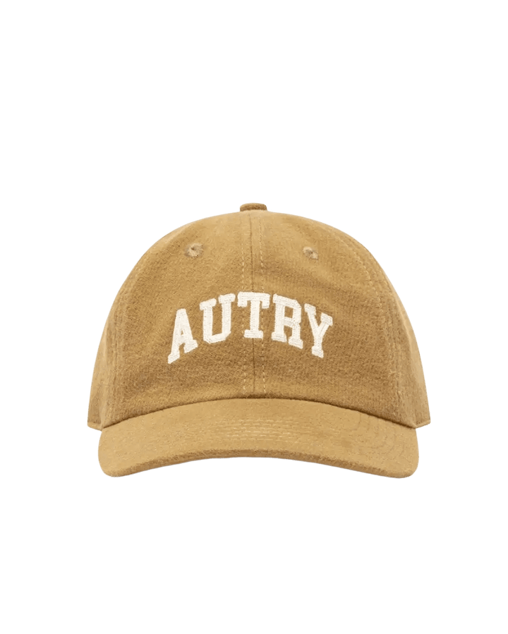 AUTRY - Casquette College Logo en coton Beige - Lothaire