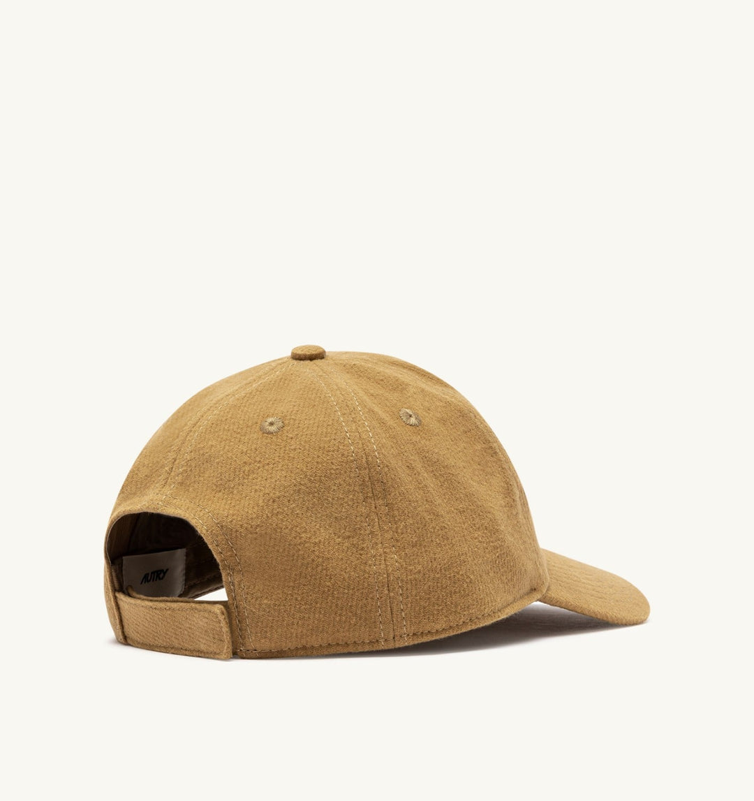 AUTRY - Casquette College Logo en coton Beige - Lothaire