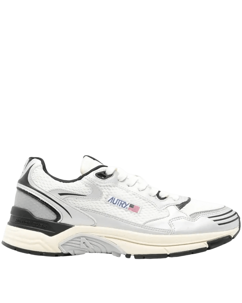 AUTRY - Chaussures Hiperway à Logo Blanc et Argenté - Lothaire