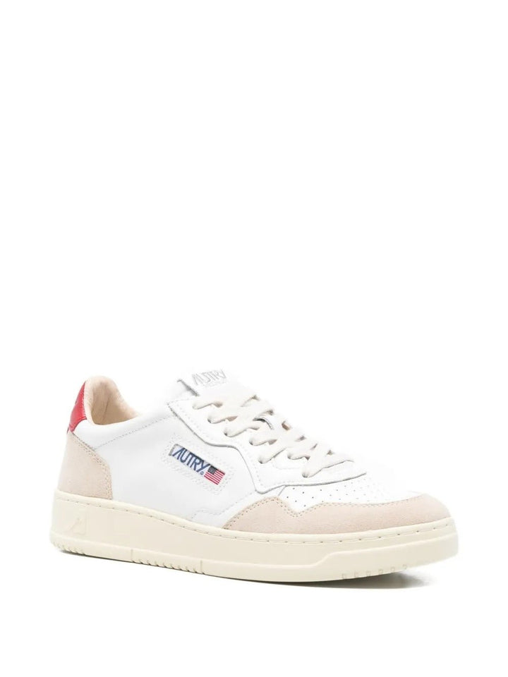 AUTRY - Chaussures Medalist en Cuir Blanc - Lothaire