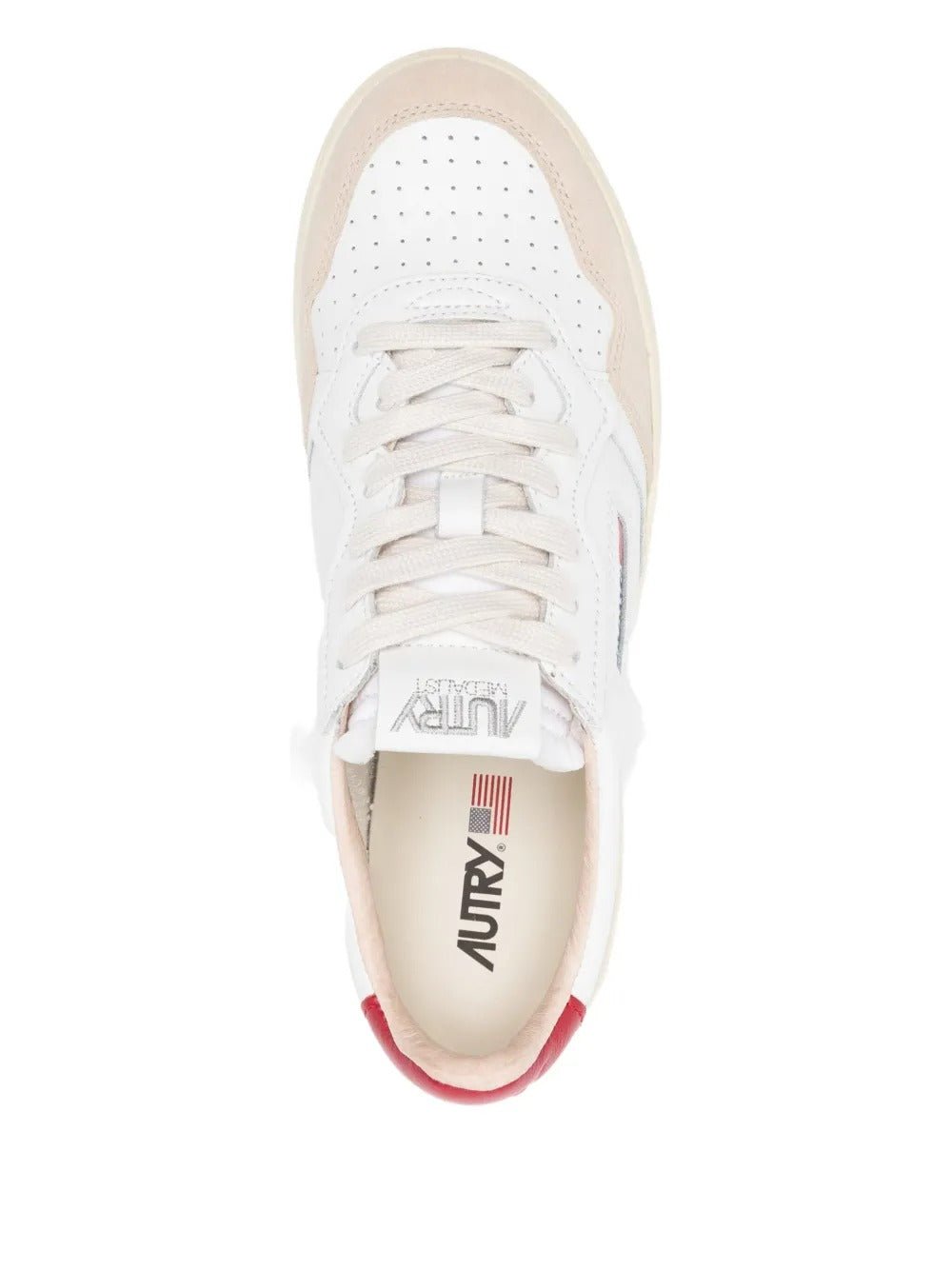 AUTRY - Chaussures Medalist en Cuir Blanc - Lothaire