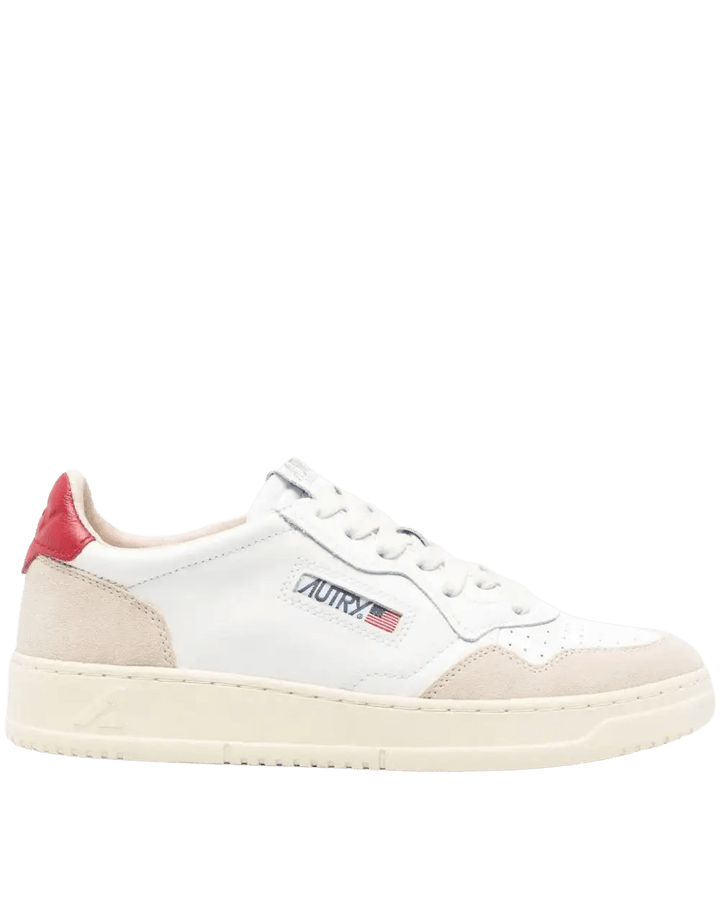 AUTRY - Chaussures Medalist en Cuir Blanc - Lothaire