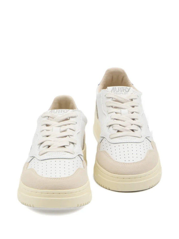AUTRY - Chaussures Medalist en Cuir Blanche - Lothaire