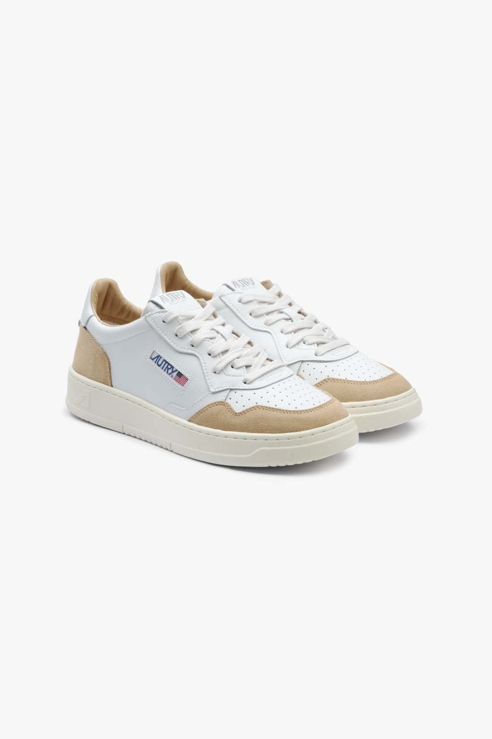 AUTRY - Medalist Low MFT10 Sue Blanc et Beige - Lothaire