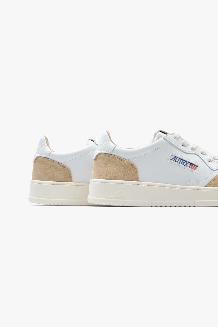 AUTRY - Medalist Low MFT10 Sue Blanc et Beige - Lothaire