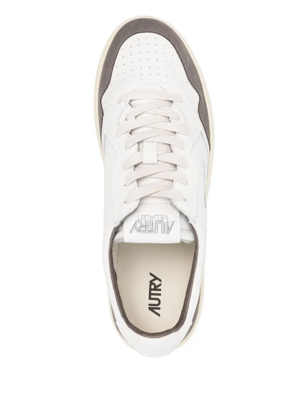 AUTRY - Medalist low Sneakers Gris et Blanc - Lothaire