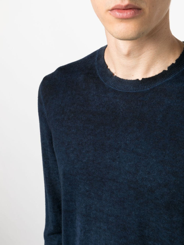 Avant Toi - Pull navy Laine & Cachemire - Lothaire