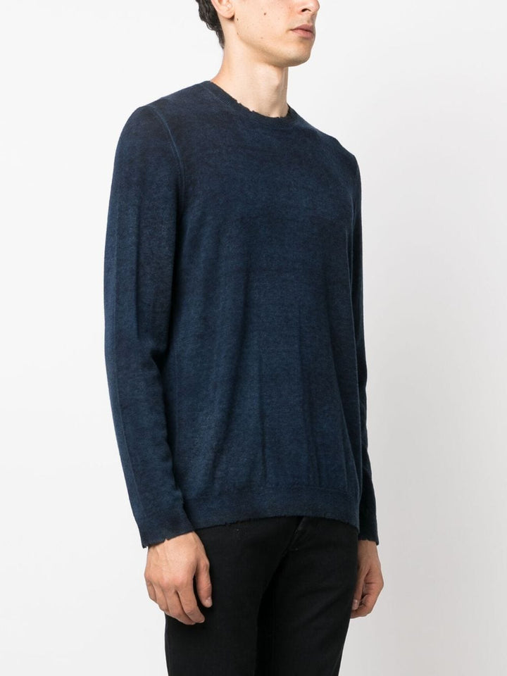 Avant Toi - Pull navy Laine & Cachemire - Lothaire