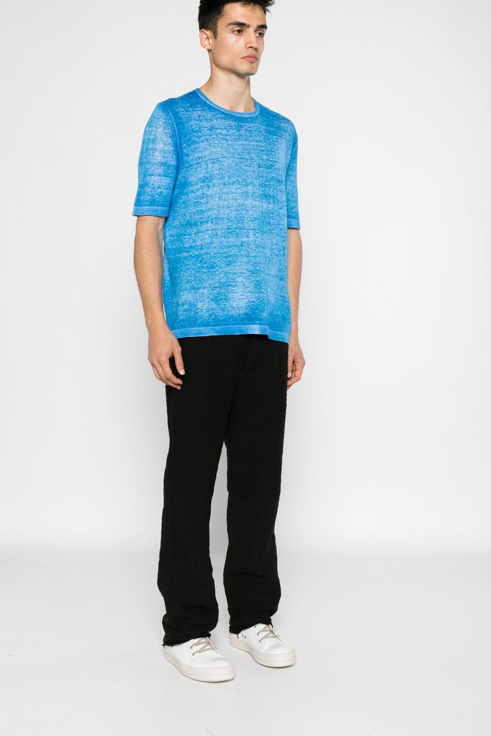 Avant Toi - T Shirt Bleu Lin - Lothaire