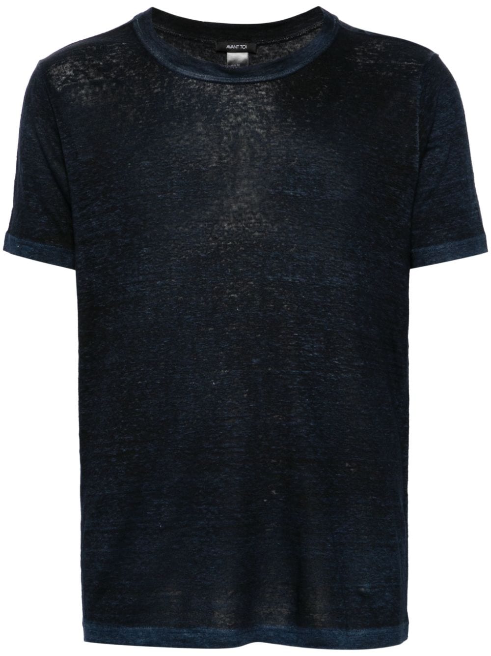 Avant Toi - T Shirt en lin navy - Lothaire