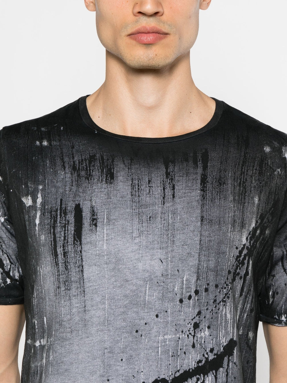 Avant Toi - T Shirt lin gris Noir - Lothaire