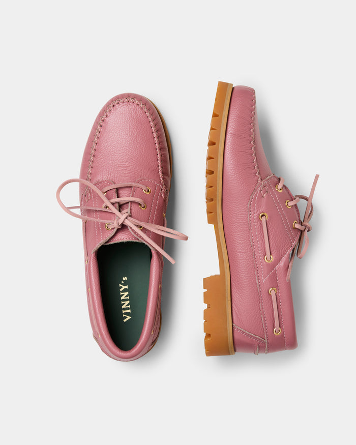 VINNY'S - Aztec Boat Shoe Rose poudré
