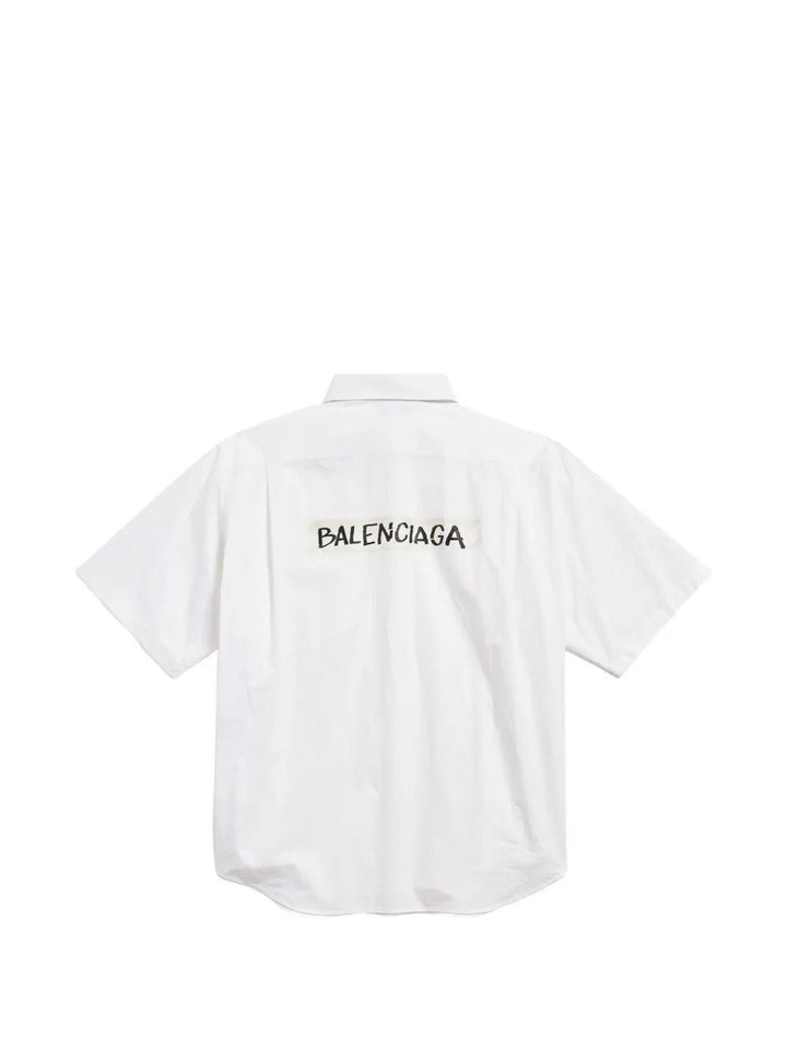 BALENCIAGA - Chemise à manches courtes blanc - Lothaire