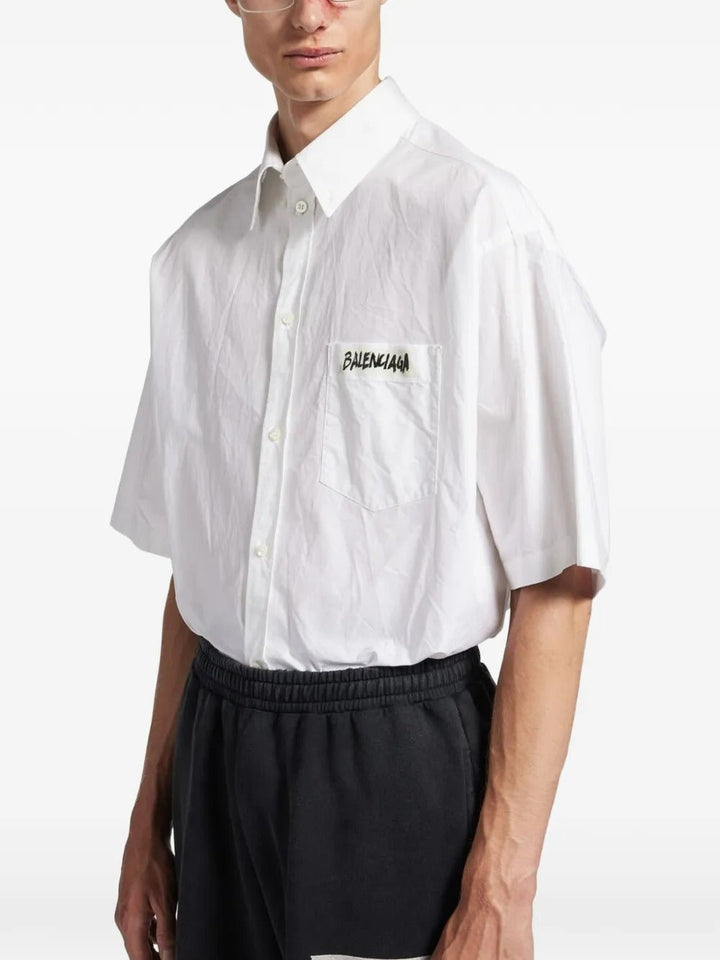 BALENCIAGA - Chemise à manches courtes blanc - Lothaire