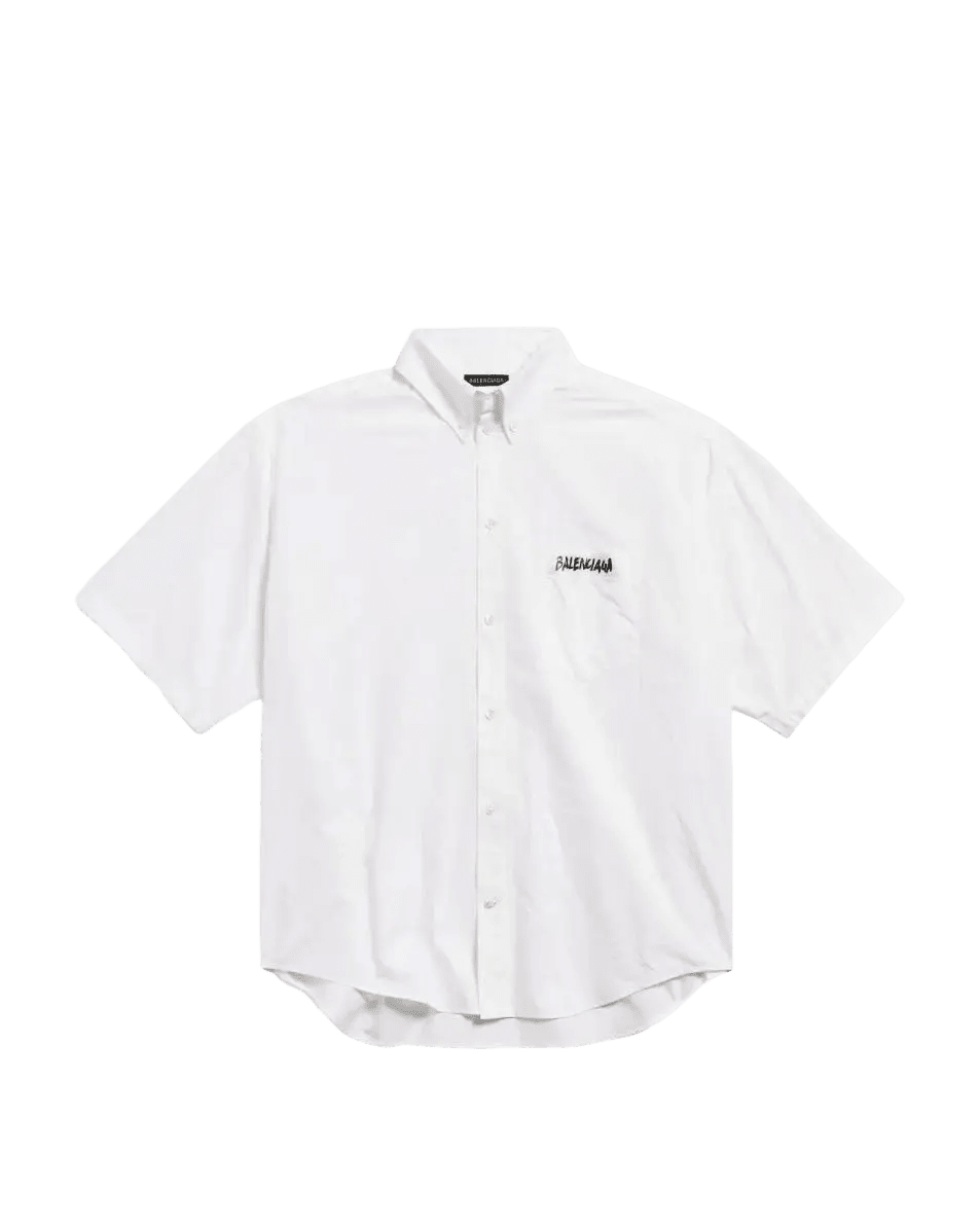 BALENCIAGA - Chemise à manches courtes blanc - Lothaire
