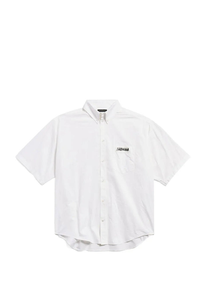 BALENCIAGA - Chemise à manches courtes blanc - Lothaire