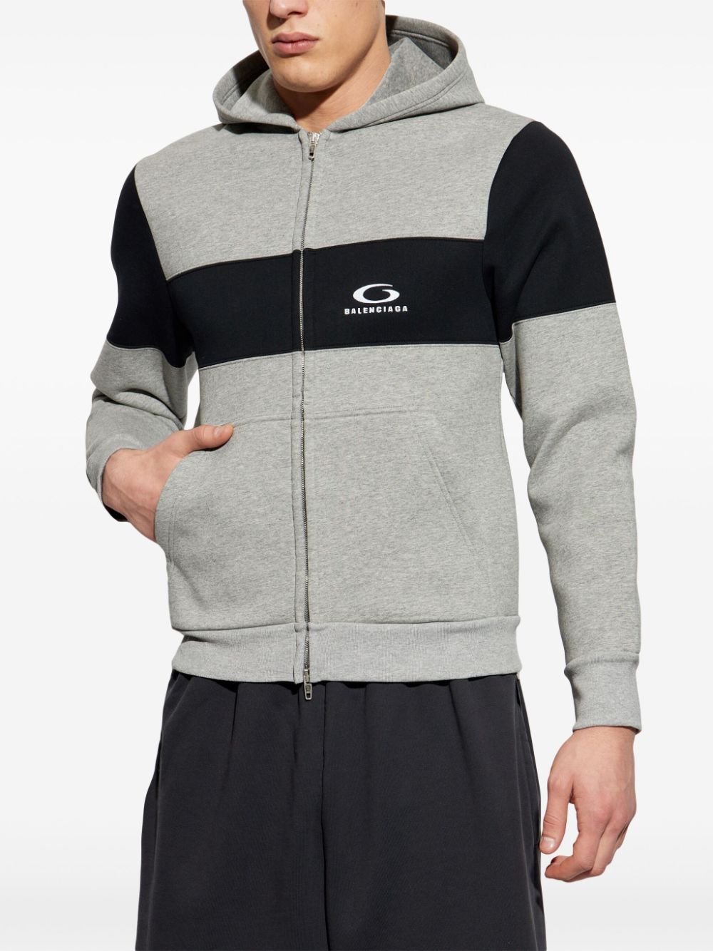 BALENCIAGA - hoodie Loop Sports Icon gris - Lothaire