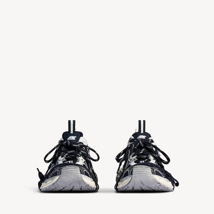 BALENCIAGA - Men's 3xl Split Logo Sneaker Marine - Lothaire