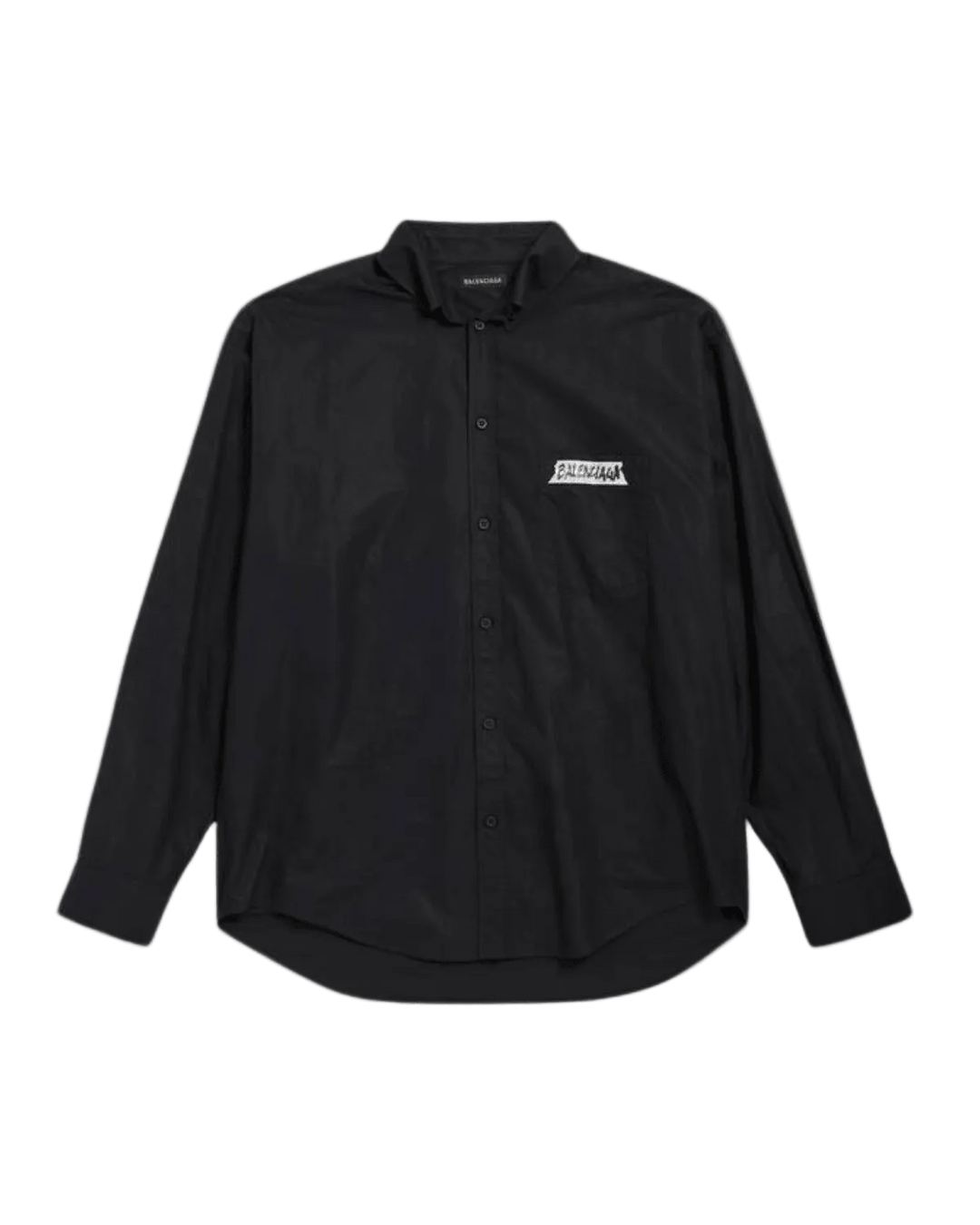 BALENCIAGA - Men's Masking Tape Long Sleeve Shirt Noir - Lothaire