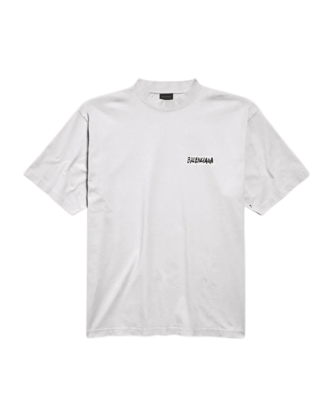 BALENCIAGA - Men's Masking Tape T-shirt Blanc - Lothaire