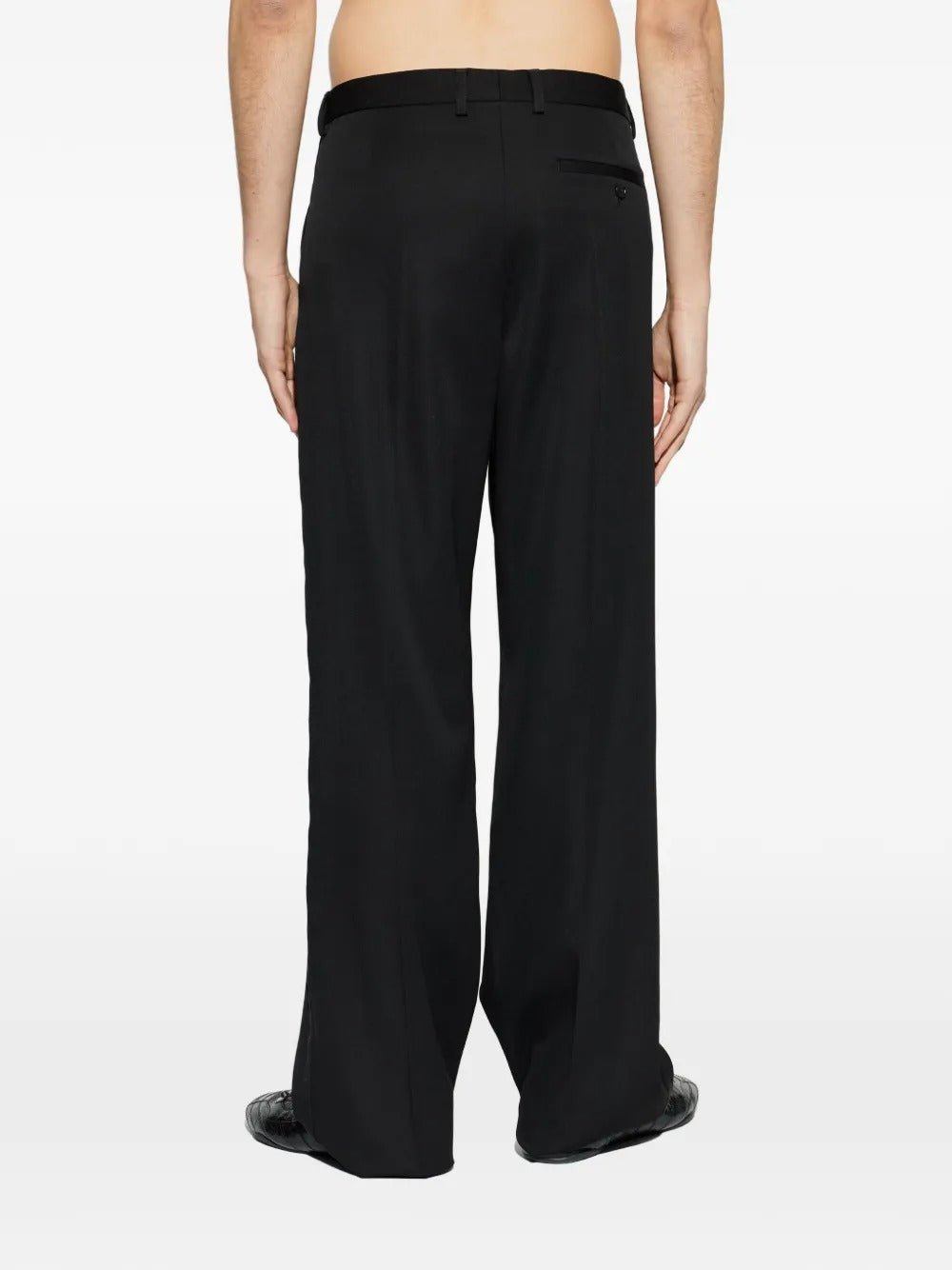 BALENCIAGA - Pantalons à boutonnière noir - Lothaire