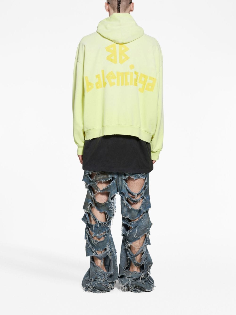 Balenciaga - Sweat à capuche fluo - Lothaire