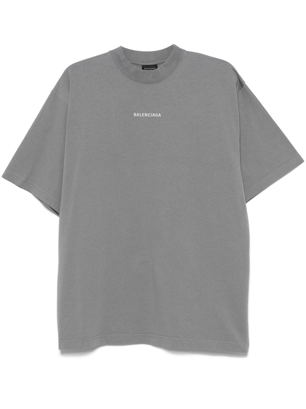 BALENCIAGA - t-shirt à logo imprimé gris - Lothaire