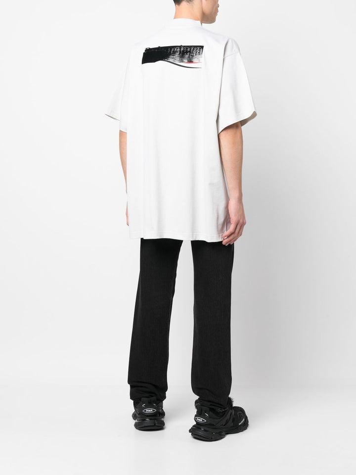 Balenciaga - T-shirt à logo Political Campaign brodé - Lothaire
