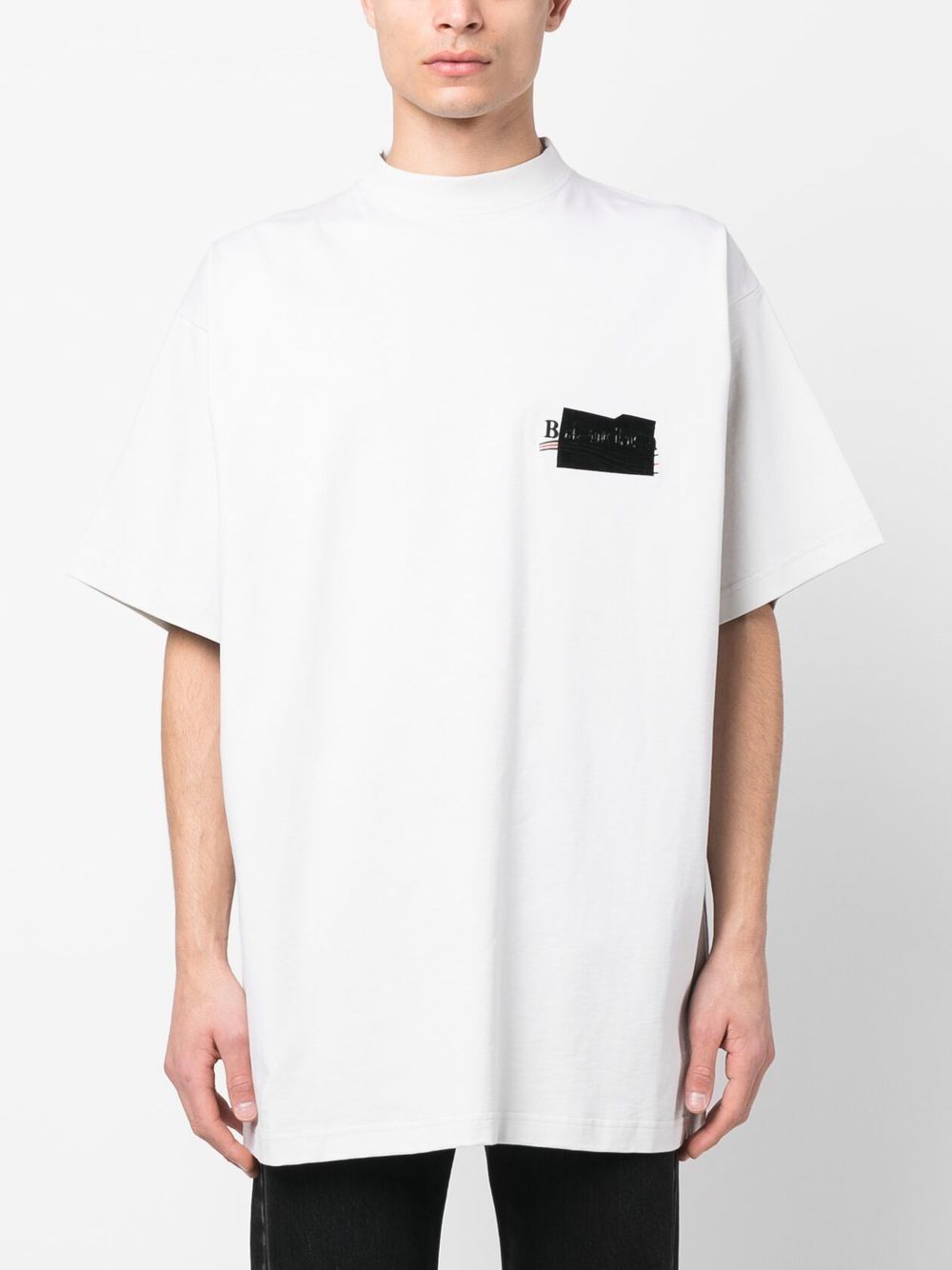 Balenciaga - T-shirt à logo Political Campaign brodé - Lothaire