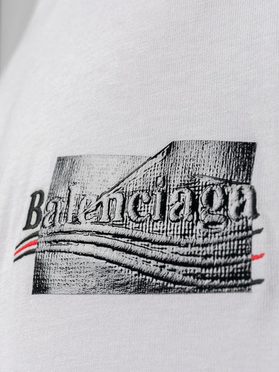 Balenciaga - T-shirt à logo Political Campaign brodé - Lothaire