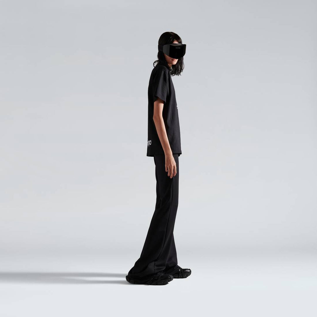 BALENCIAGA - T-shirt femme 3b Sports Icon Noir - Lothaire