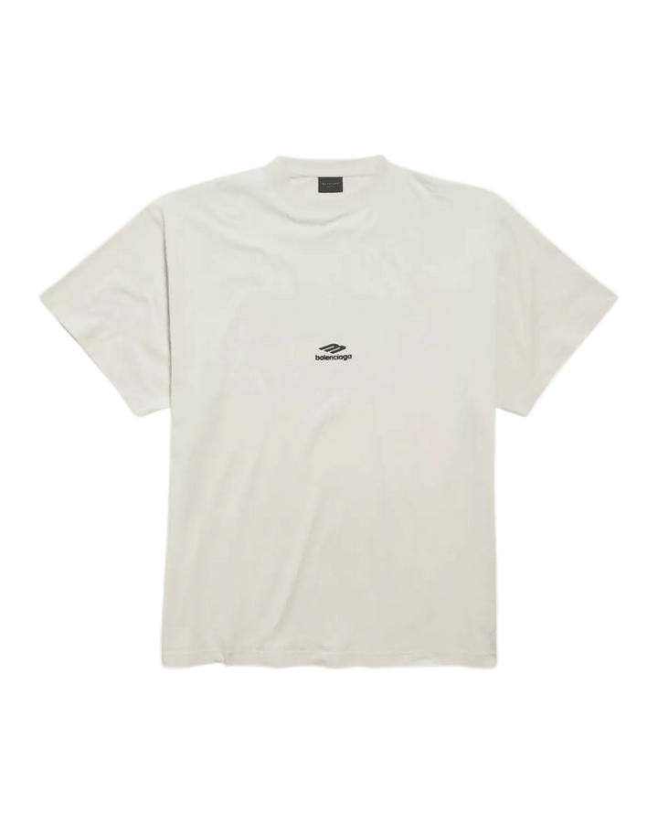 BALENCIAGA - T-shirt oversize homme 3b Sports Icon Blanc - Lothaire