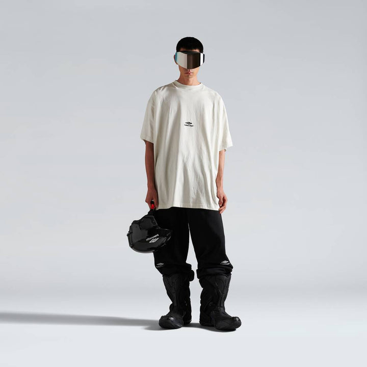 BALENCIAGA - T-shirt oversize homme 3b Sports Icon Blanc - Lothaire