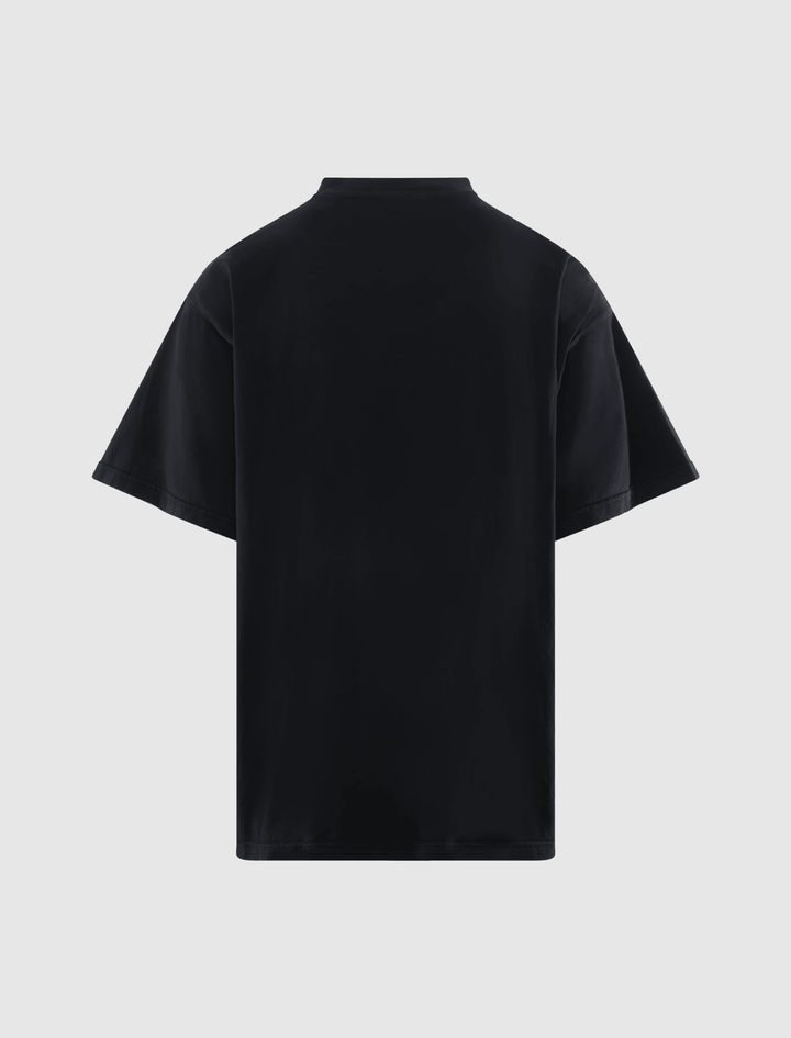BALENCIAGA - T-shirt Oversize Logo Tape Noir - Lothaire