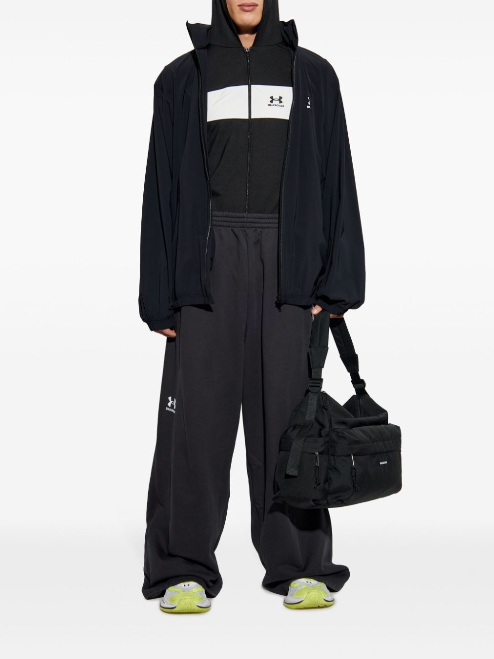 BALENCIAGA - x Under Armour hoodie à logo brodé - Lothaire